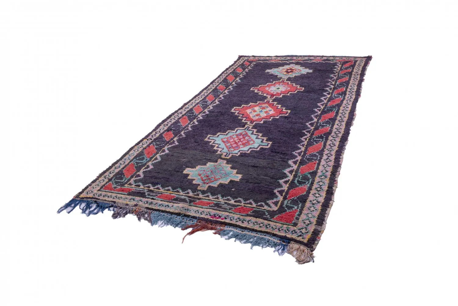 Tapete Berbere Marroquino Boucherouite 360 x 180 cm