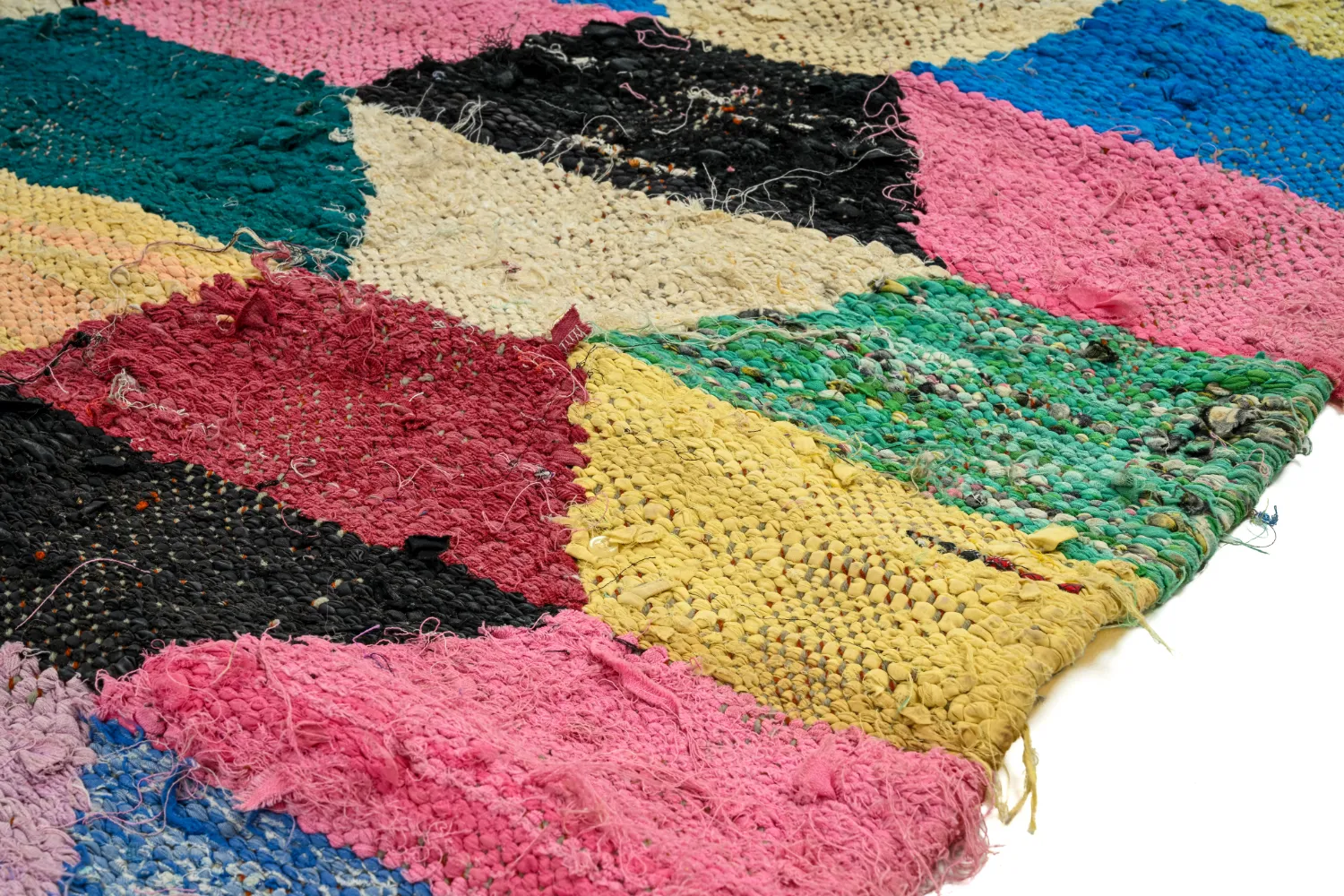 Tapete Berbere Marroquino Boucherouite 145 x 275 cm