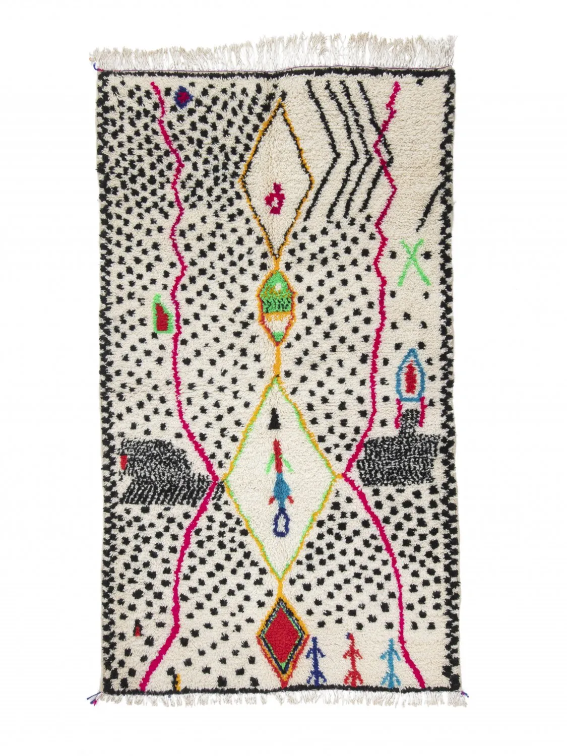 Tapete Kilim Marroquino Azilal 250 x 140 cm