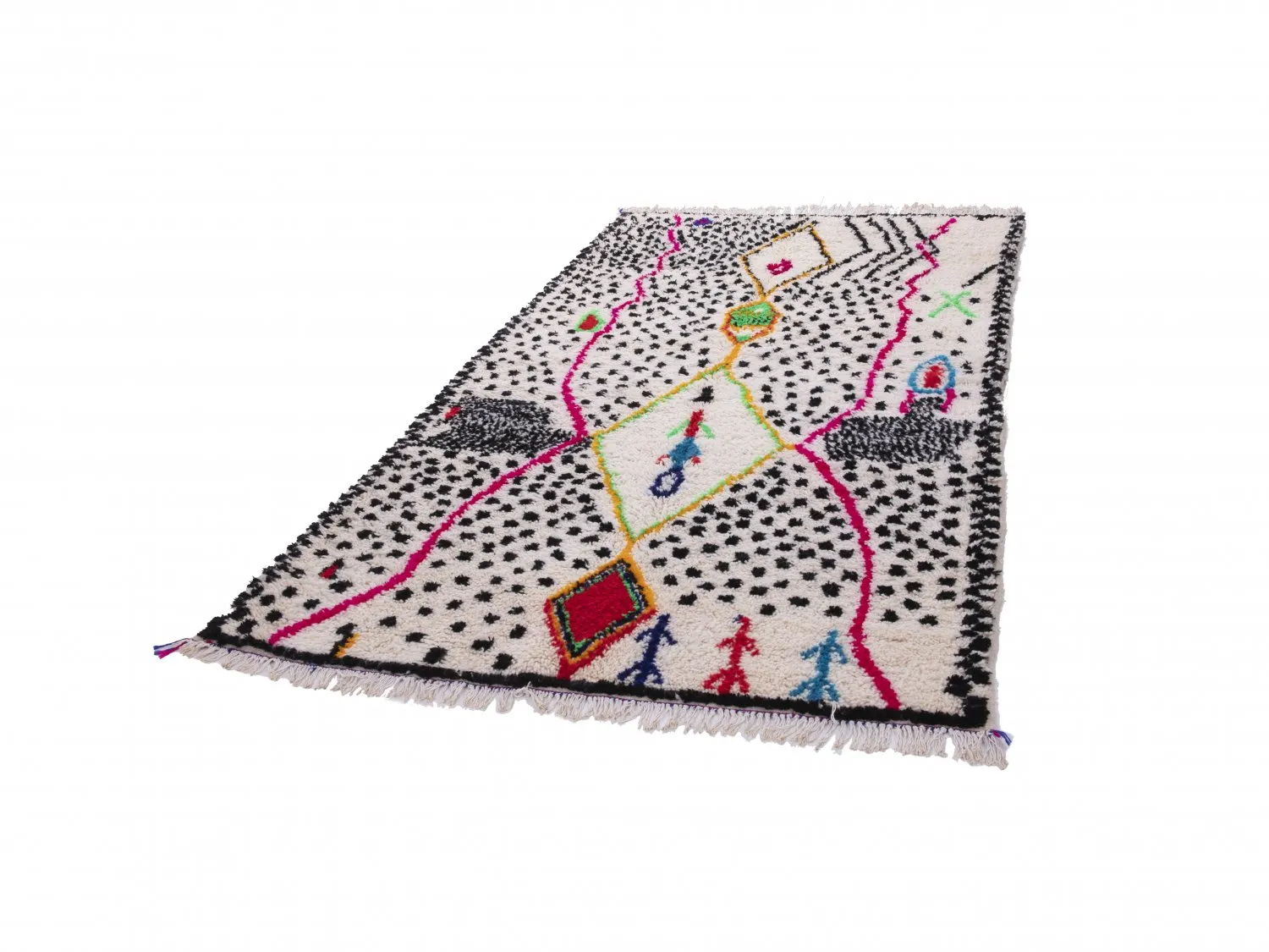 Tapete Kilim Marroquino Azilal 250 x 140 cm