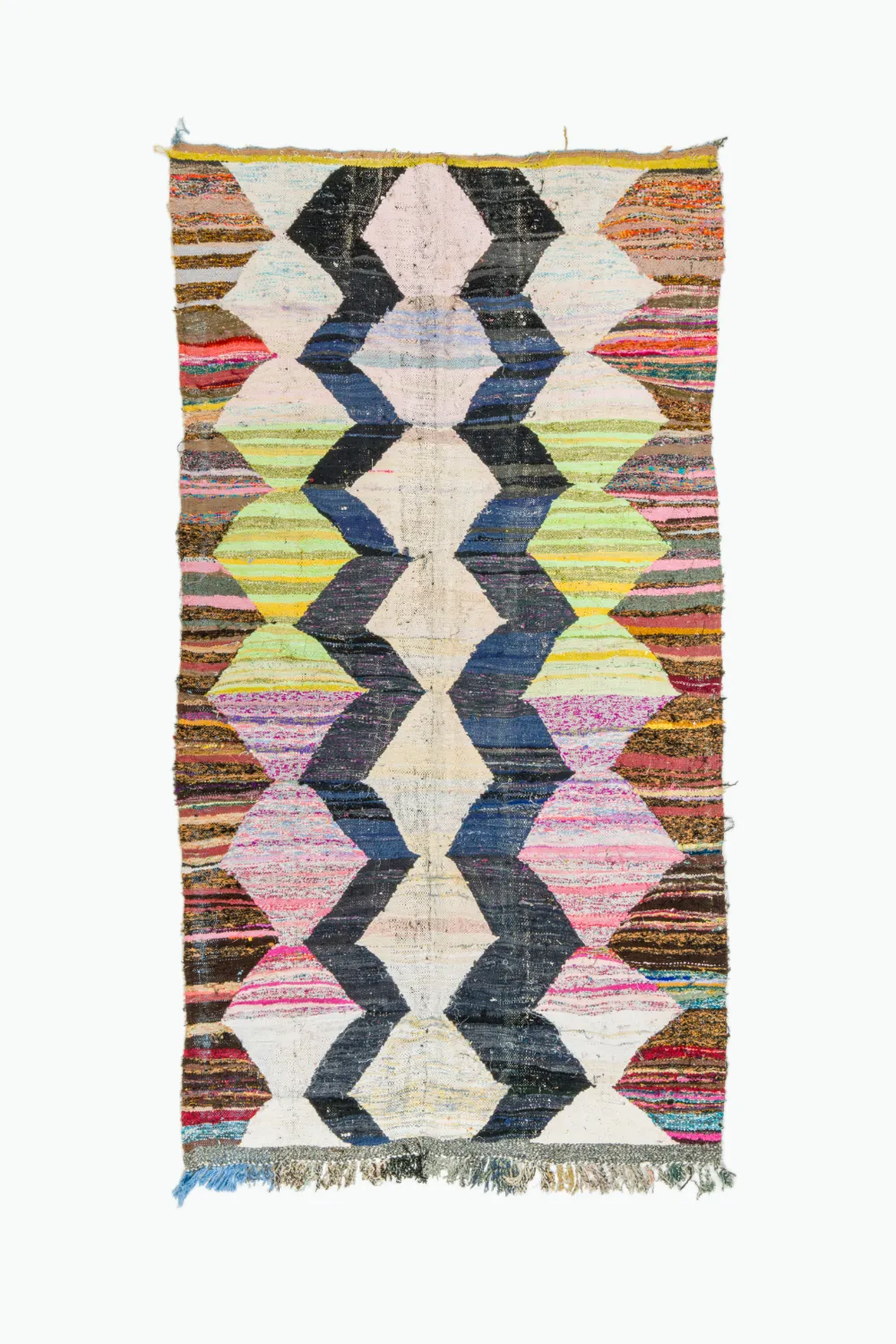 Tapete Berbere Marroquino Boucherouite 155 x 285 cm