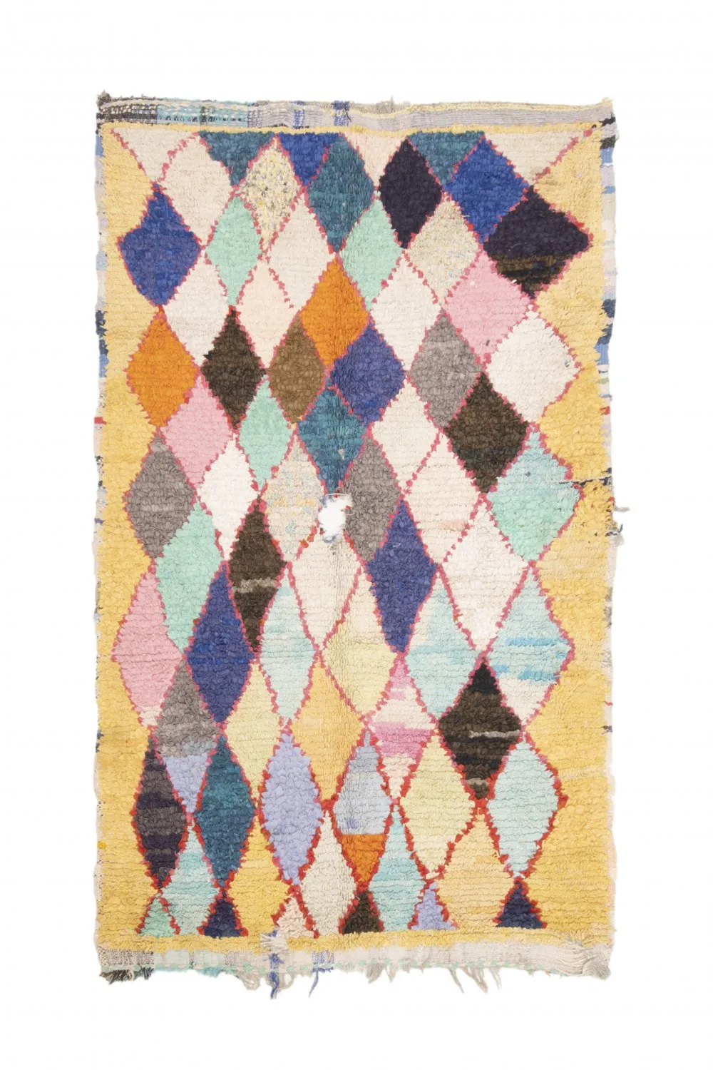 Tapete Berbere Marroquino Boucherouite 200 x 120 cm