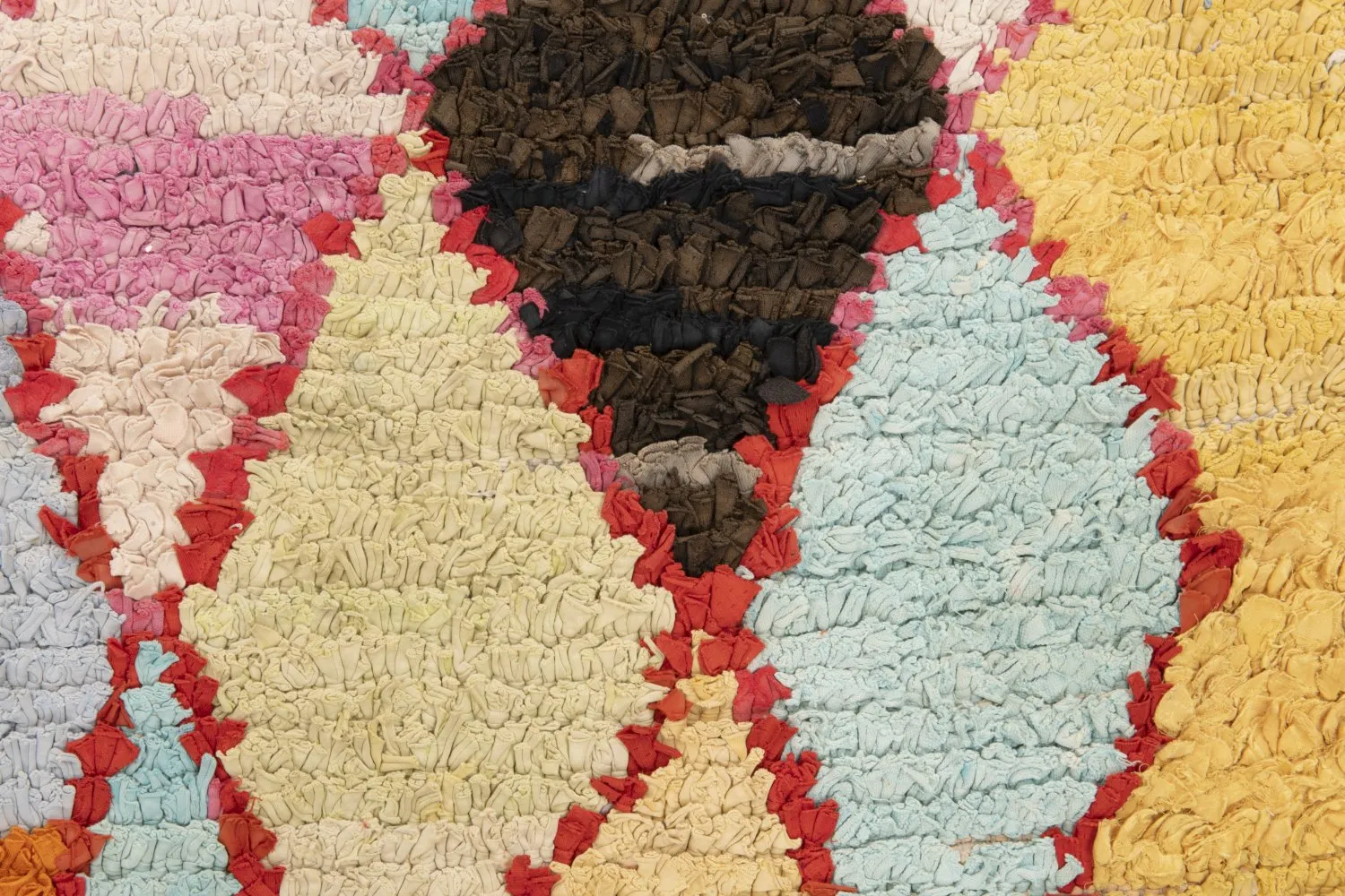 Tapete Berbere Marroquino Boucherouite 200 x 120 cm