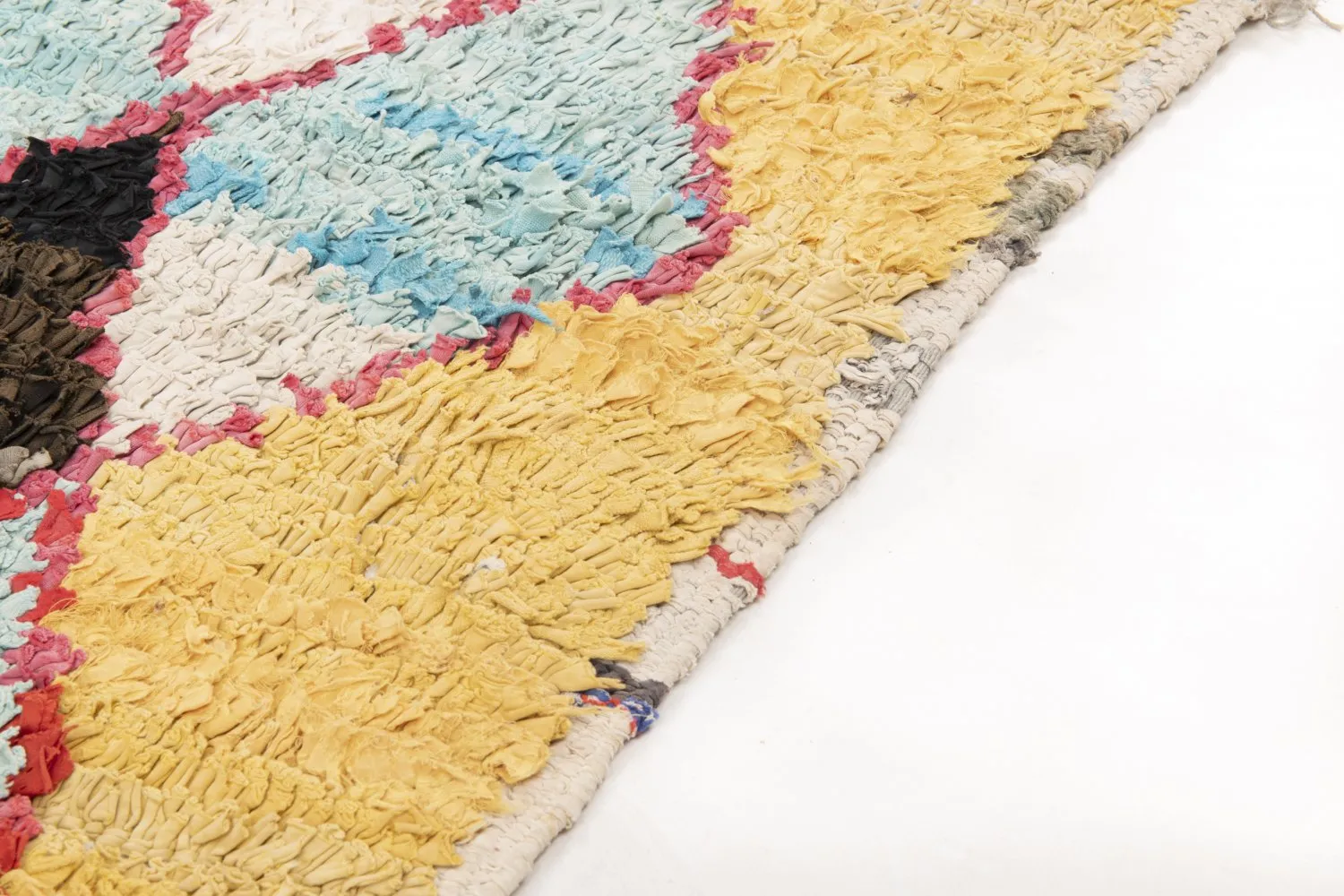 Tapete Berbere Marroquino Boucherouite 200 x 120 cm