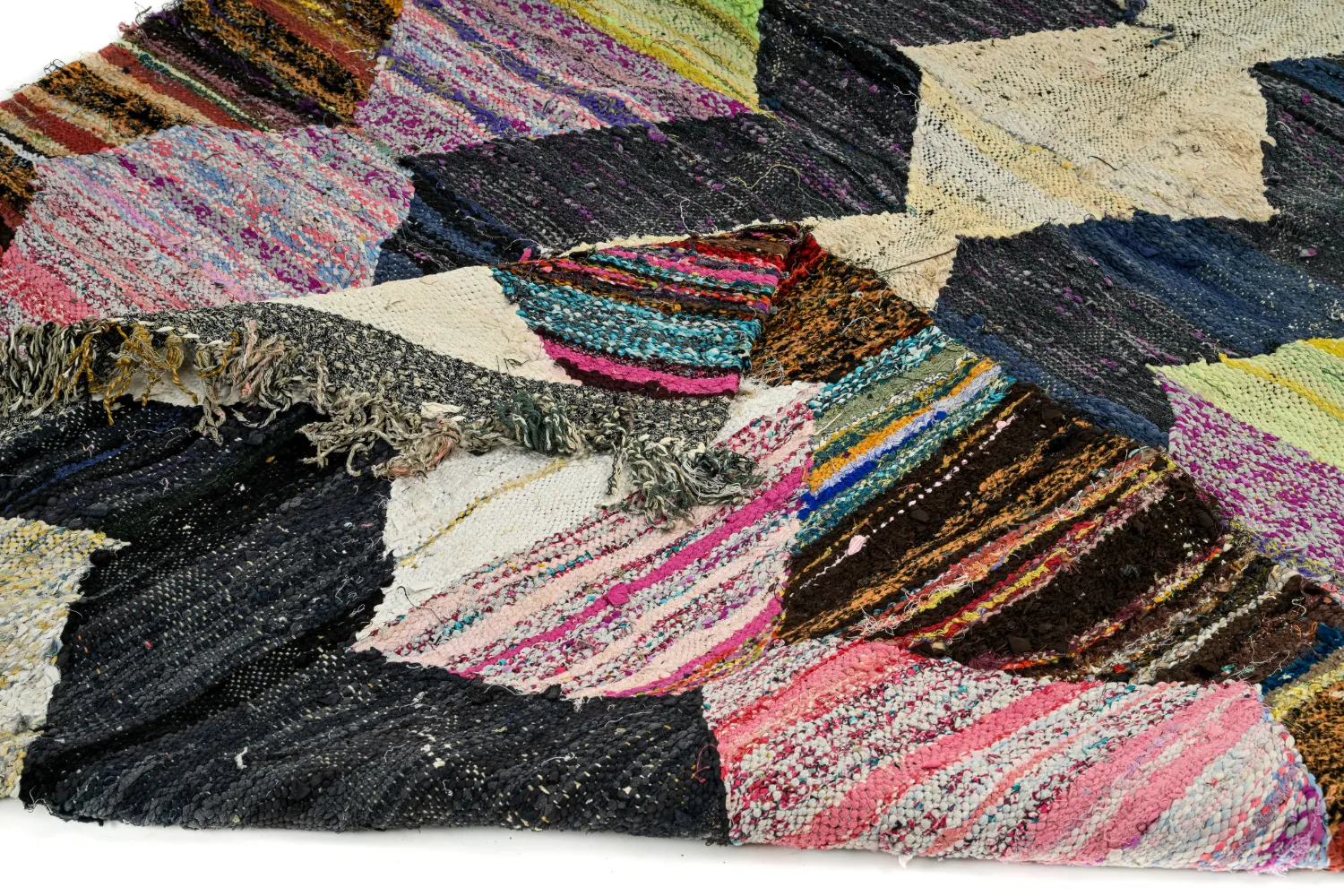 Tapete Berbere Marroquino Boucherouite 155 x 285 cm