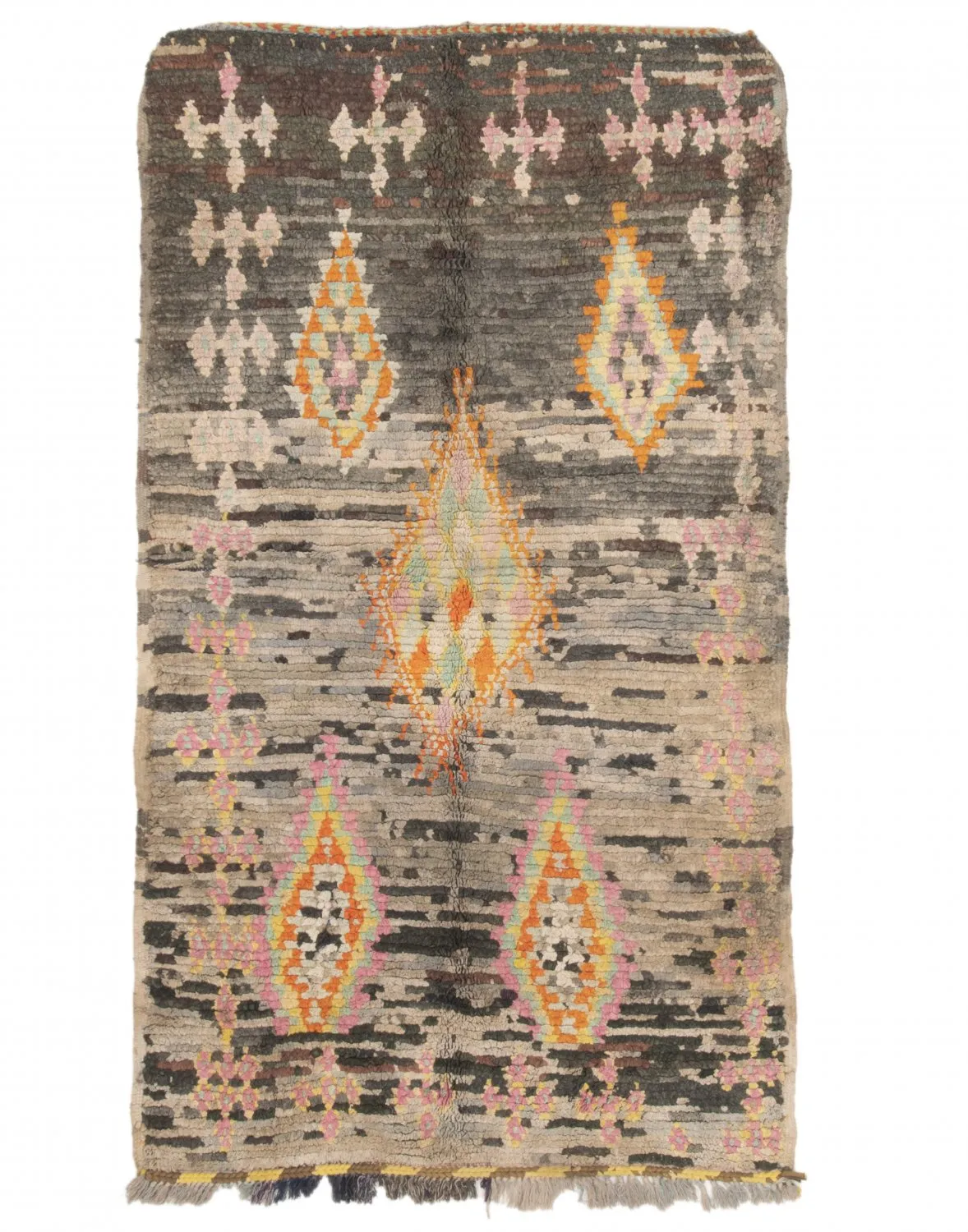 Tapete Berbere Marroquino Boucherouite 195 x 110 cm