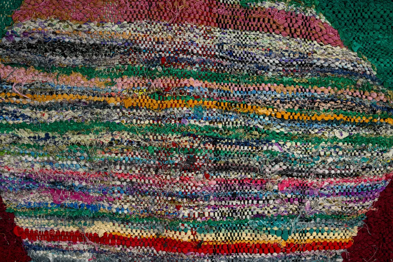 Tapete Berbere Marroquino Boucherouite 150 x 325 cm