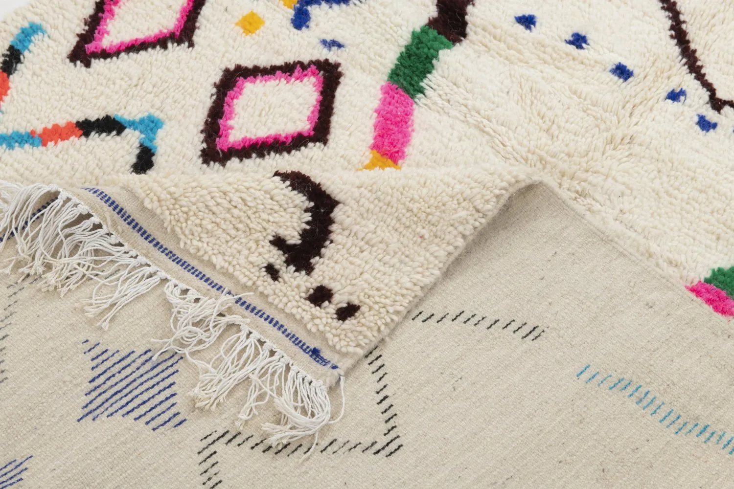 Tapete Kilim Marroquino Azilal 250 x 140 cm