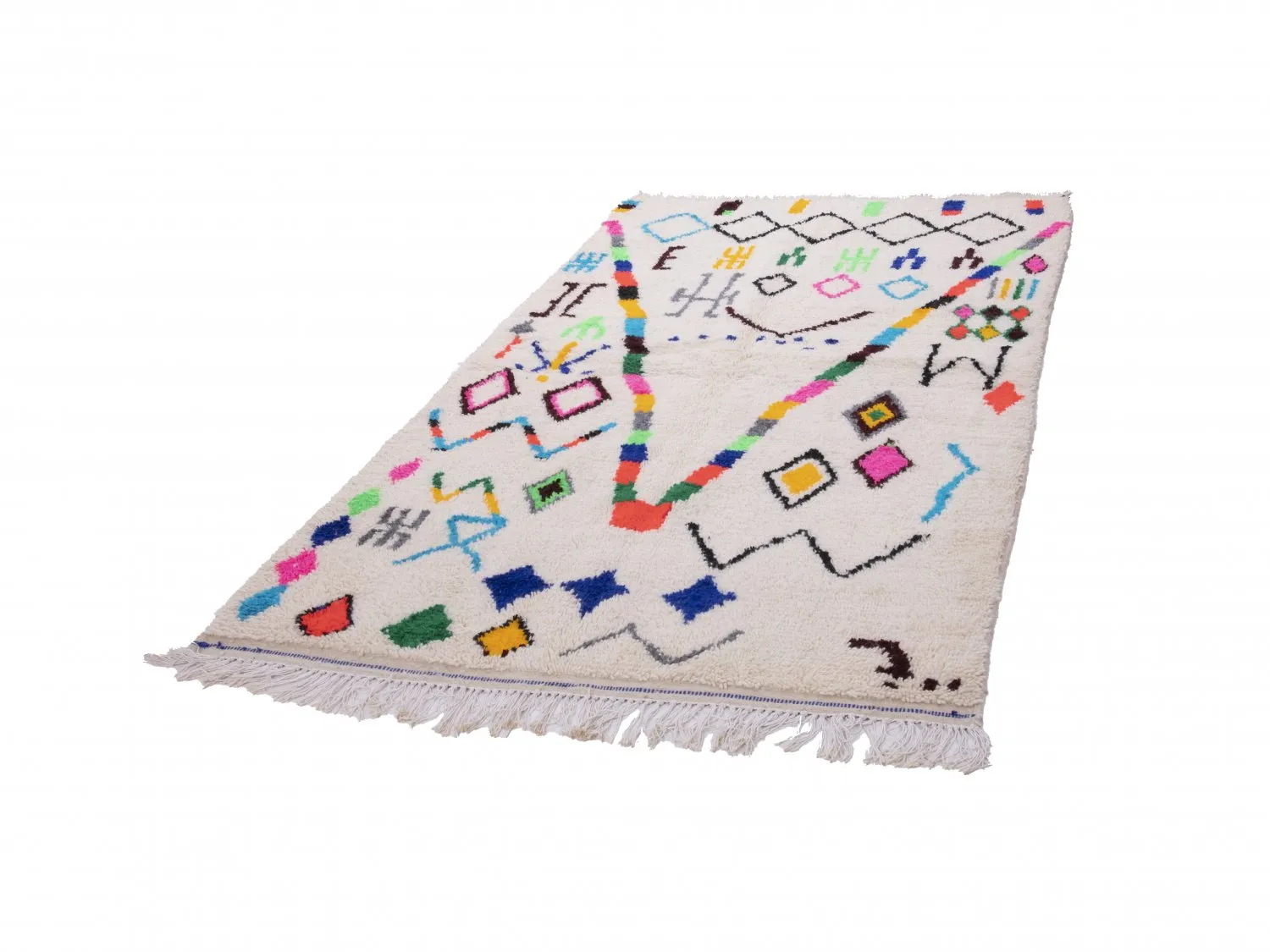 Tapete Kilim Marroquino Azilal 250 x 140 cm