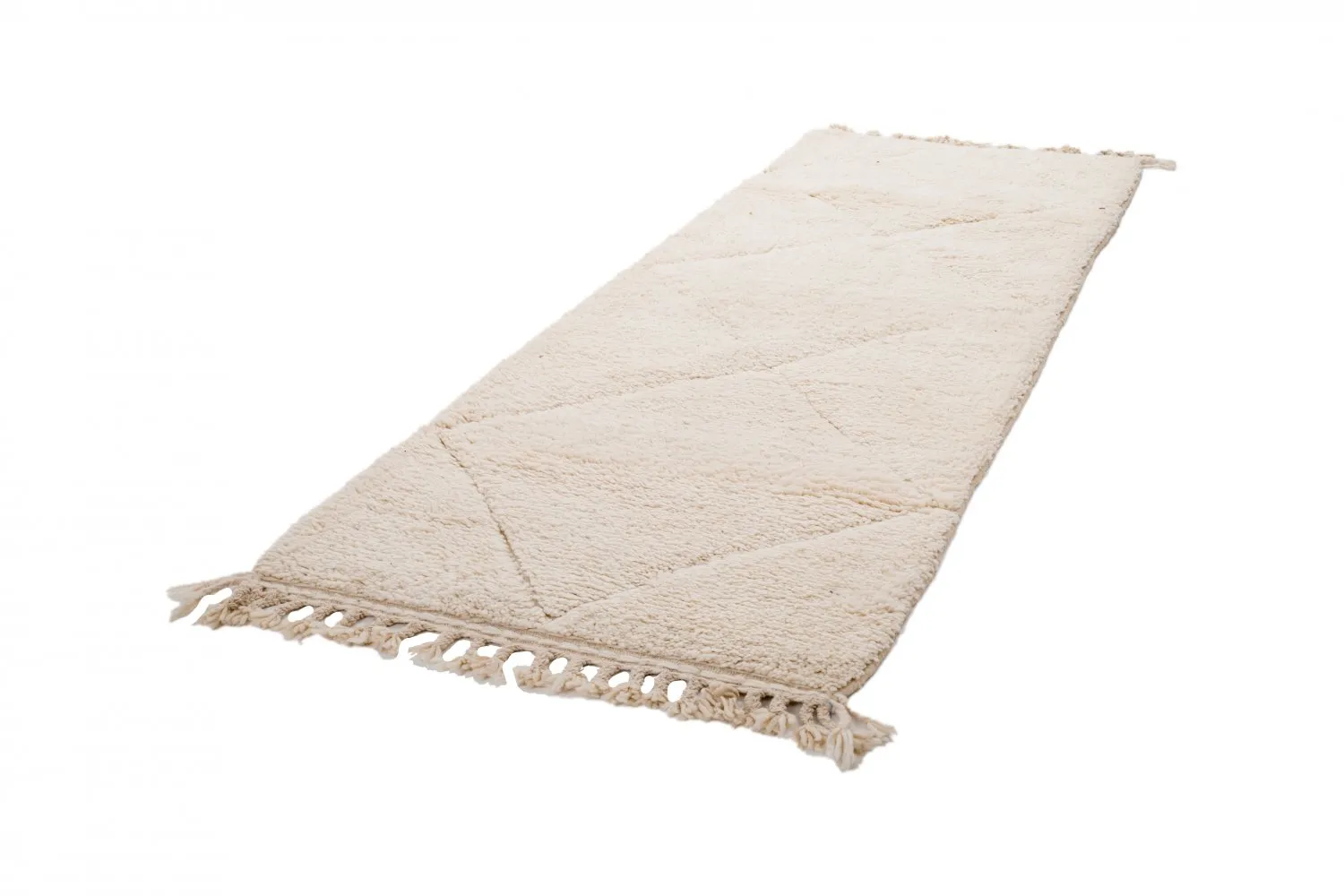 Tapete Kilim Marroquino Beni Ourain 295 x 85 cm