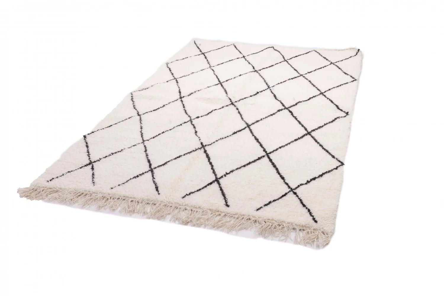 Tapete Kilim Marroquino Beni Ourain 250 x 165 cm