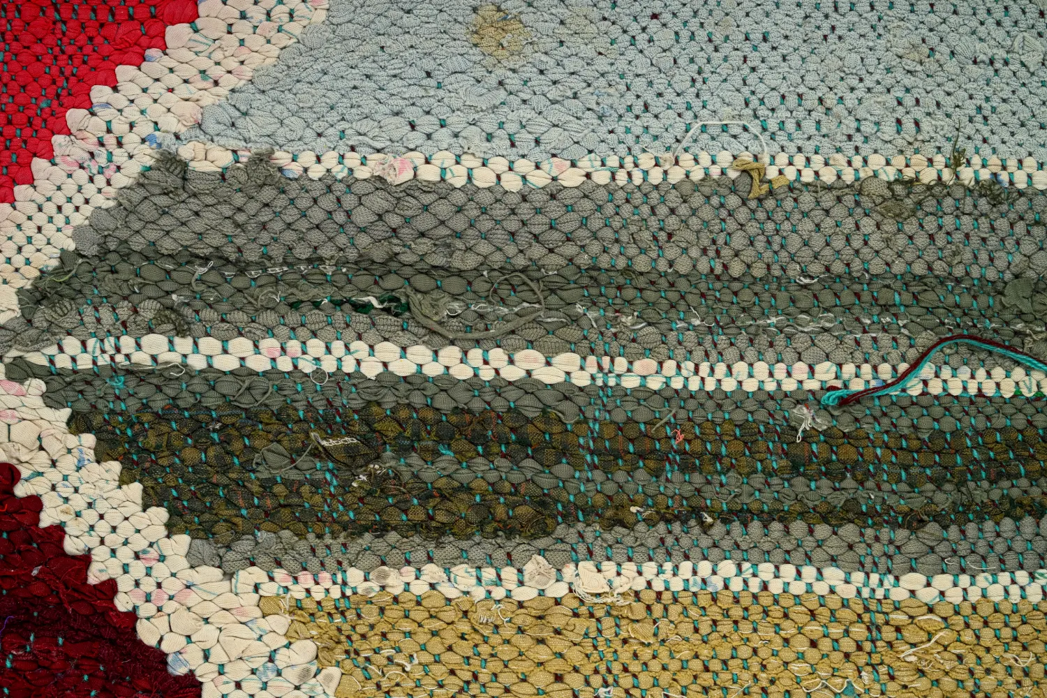 Tapete Berbere Marroquino Boucherouite 120 x 280 cm