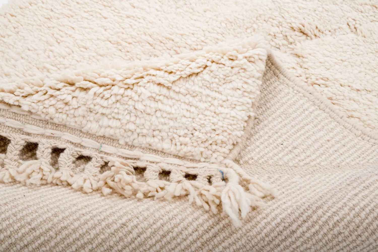 Tapete Kilim Marroquino Beni Ourain 295 x 85 cm