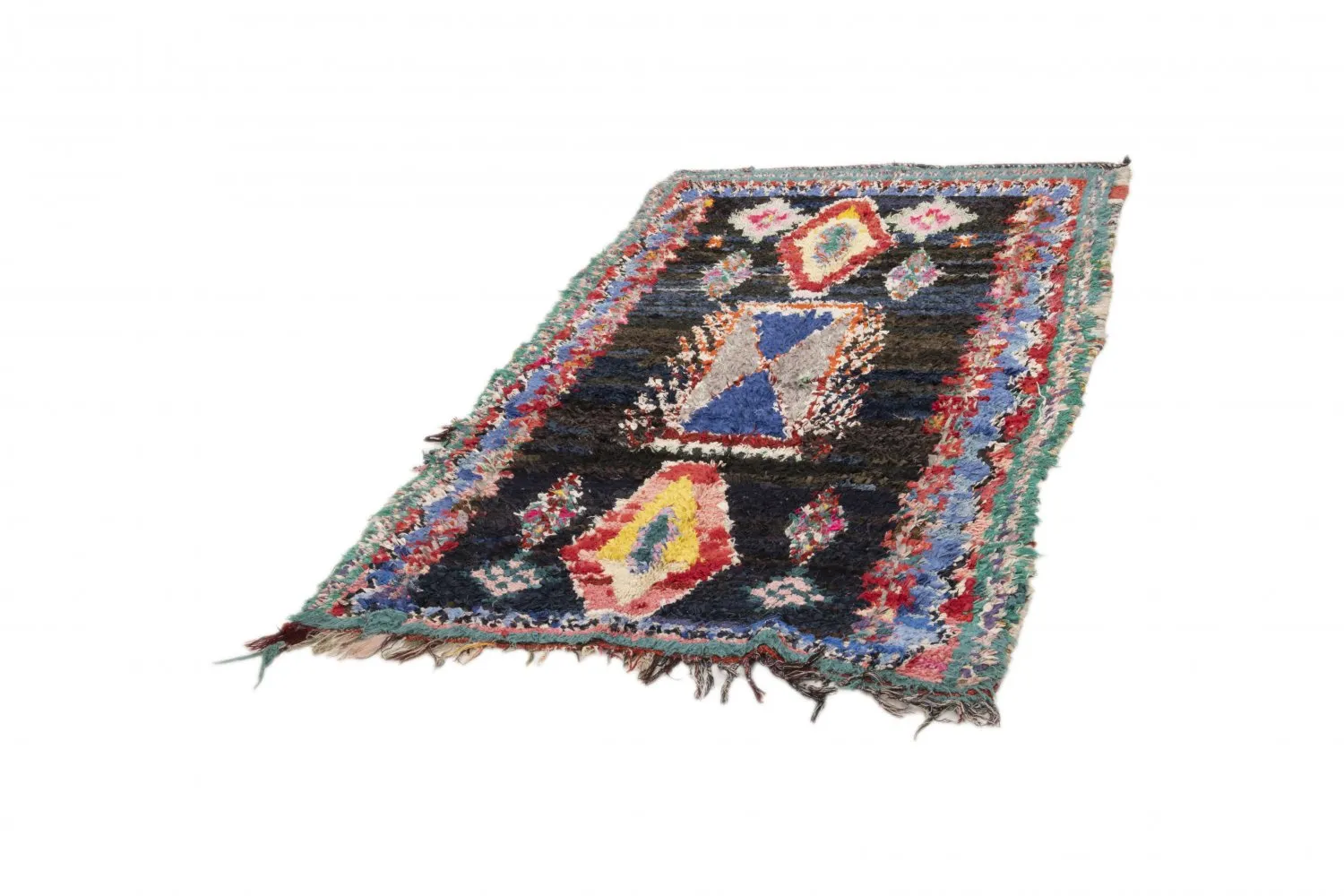 Tapete Berbere Marroquino Boucherouite 235 x 120 cm