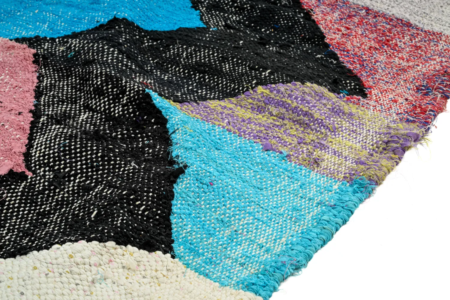Tapete Berbere Marroquino Boucherouite 120 x 230 cm