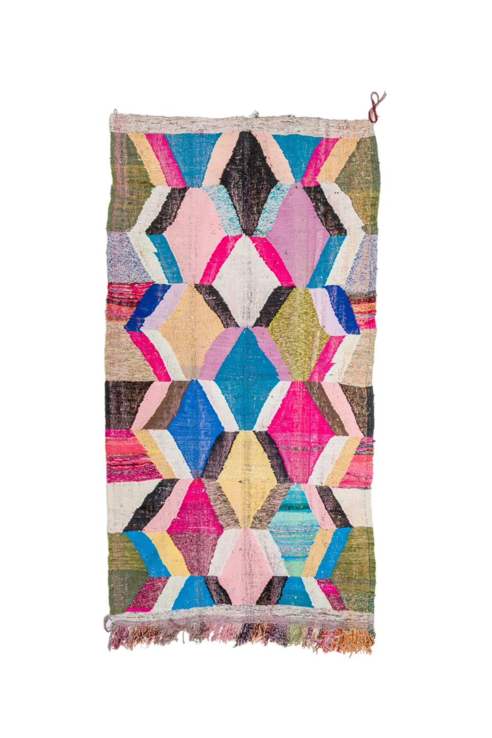 Tapete Berbere Marroquino Boucherouite 150 x 275 cm