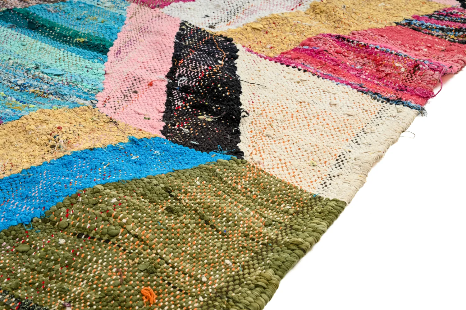 Tapete Berbere Marroquino Boucherouite 150 x 275 cm