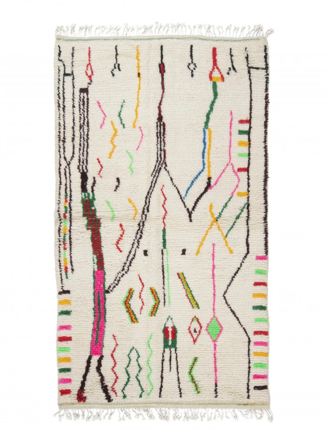 Tapete Kilim Marroquino Azilal 250 x 140 cm