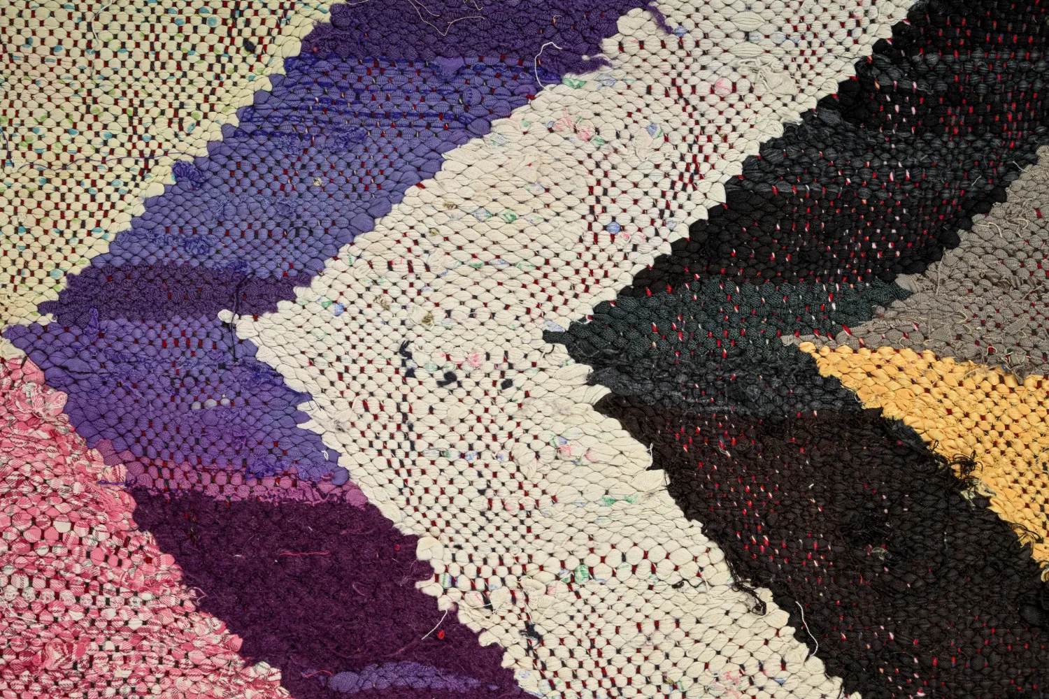Tapete Berbere Marroquino Boucherouite 140 x 305 cm
