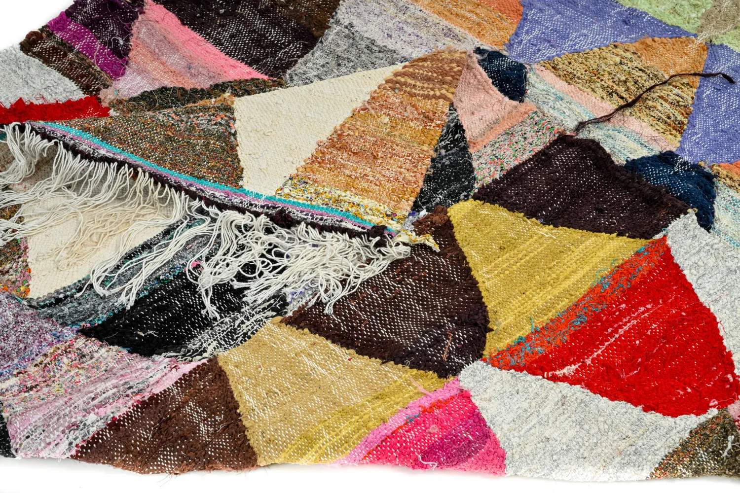 Tapete Berbere Marroquino Boucherouite 145 x 270 cm