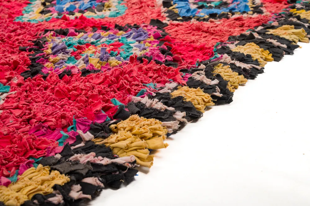 Tapete Berbere Marroquino Boucherouite 290 x 140 cm