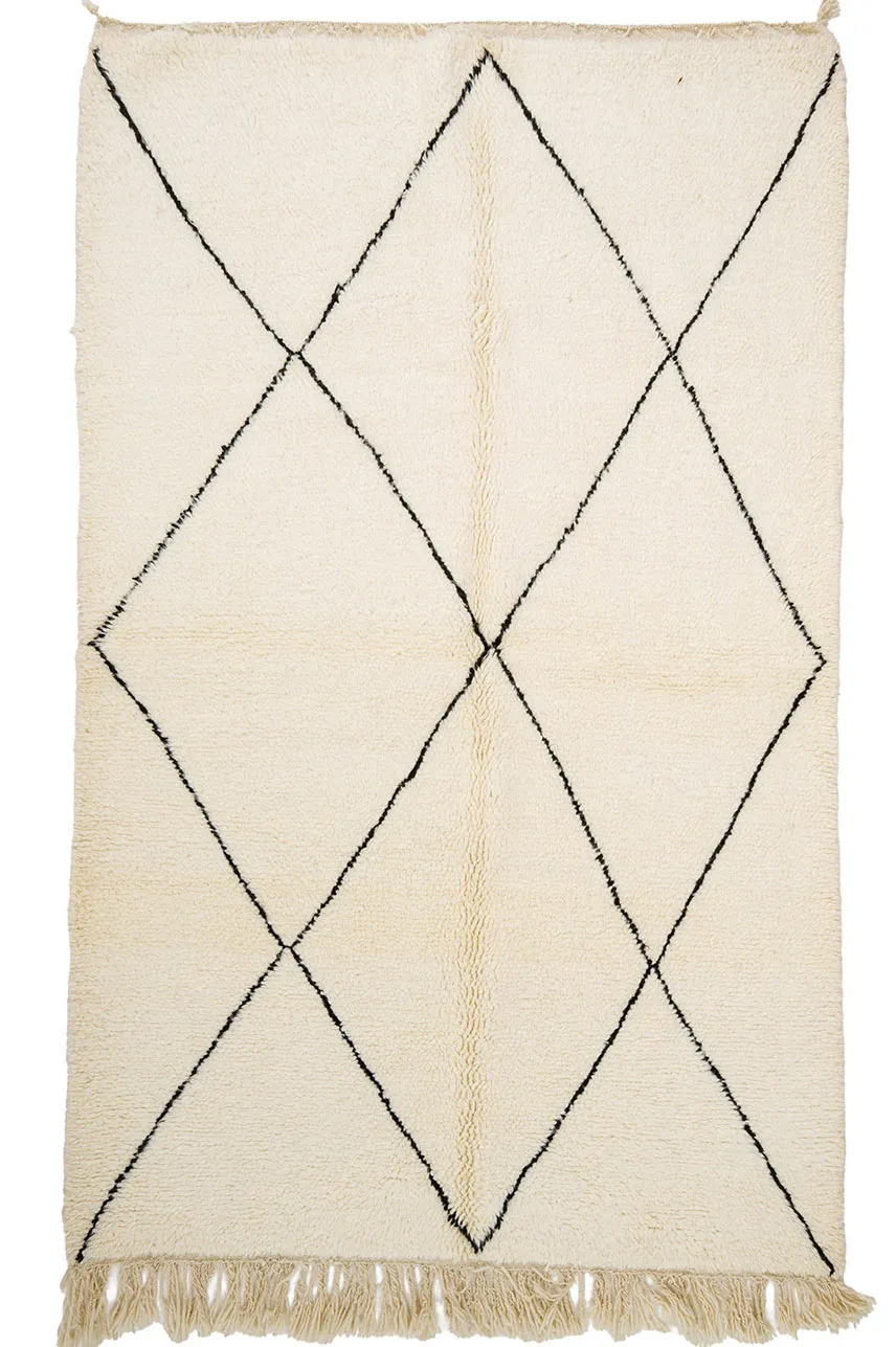 Tapete Kilim Marroquino Beni Ourain 155 x 265 cm