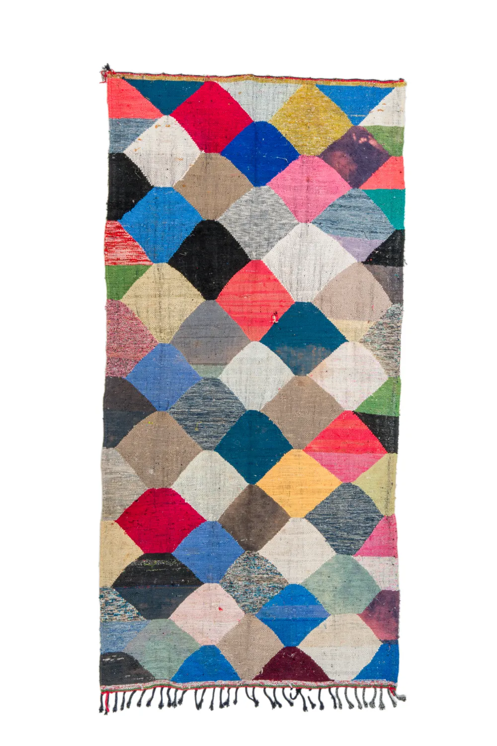 Tapete Berbere Marroquino Boucherouite 145 x 300 cm