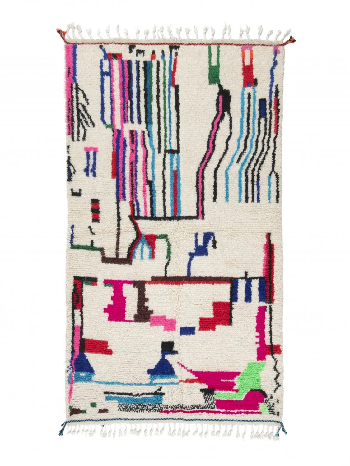 Tapete Kilim Marroquino Azilal 260 x 140 cm