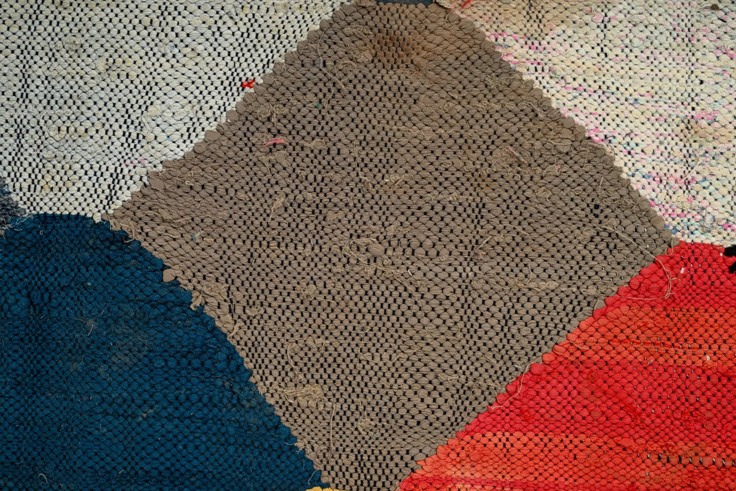 Tapete Berbere Marroquino Boucherouite 145 x 300 cm