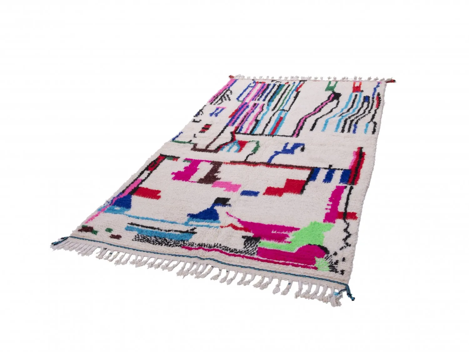 Tapete Kilim Marroquino Azilal 260 x 140 cm