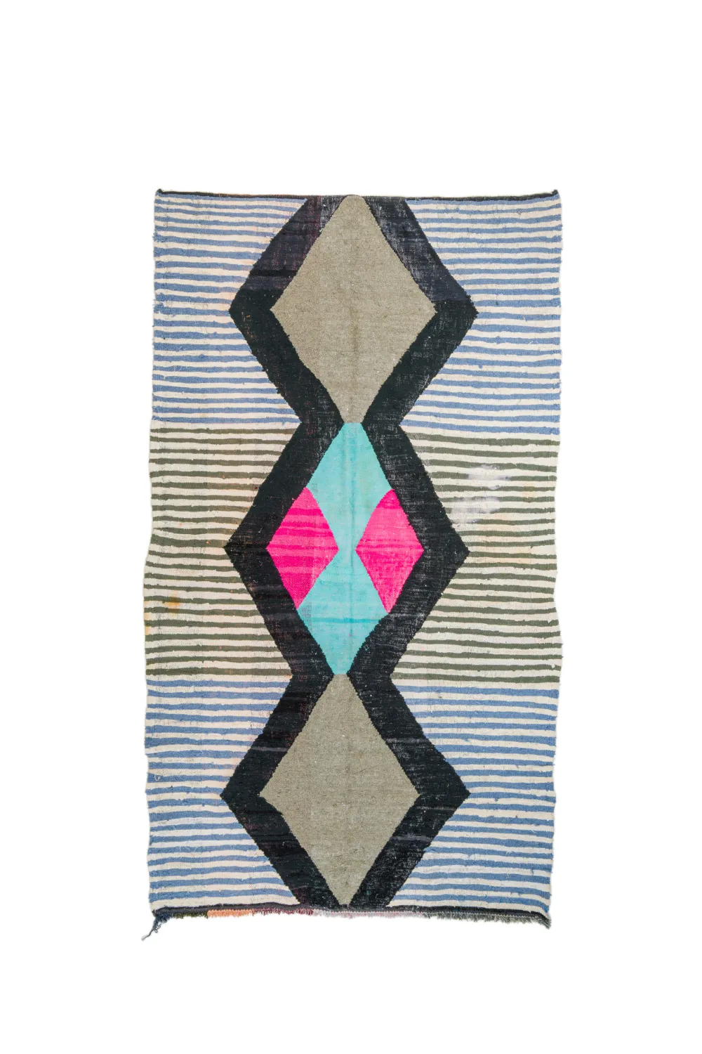 Tapete Berbere Marroquino Boucherouite 155 x 275 cm