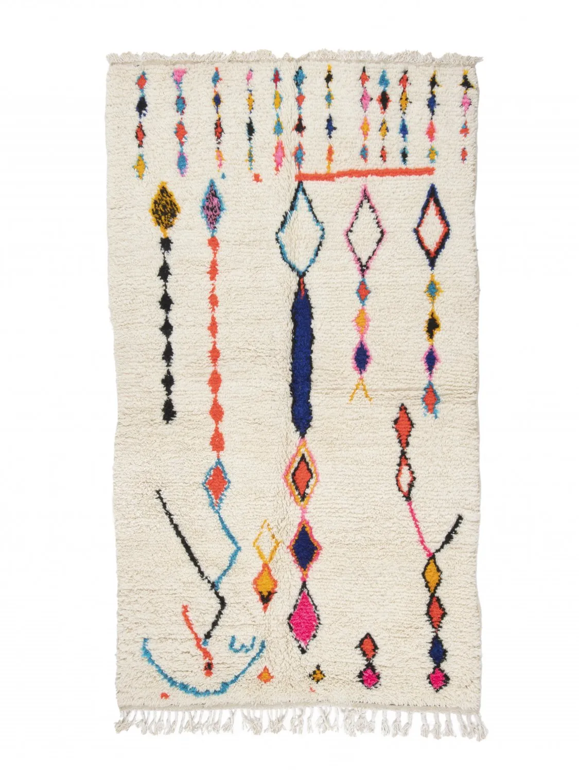 Tapete Kilim Marroquino Azilal 260 x 140 cm