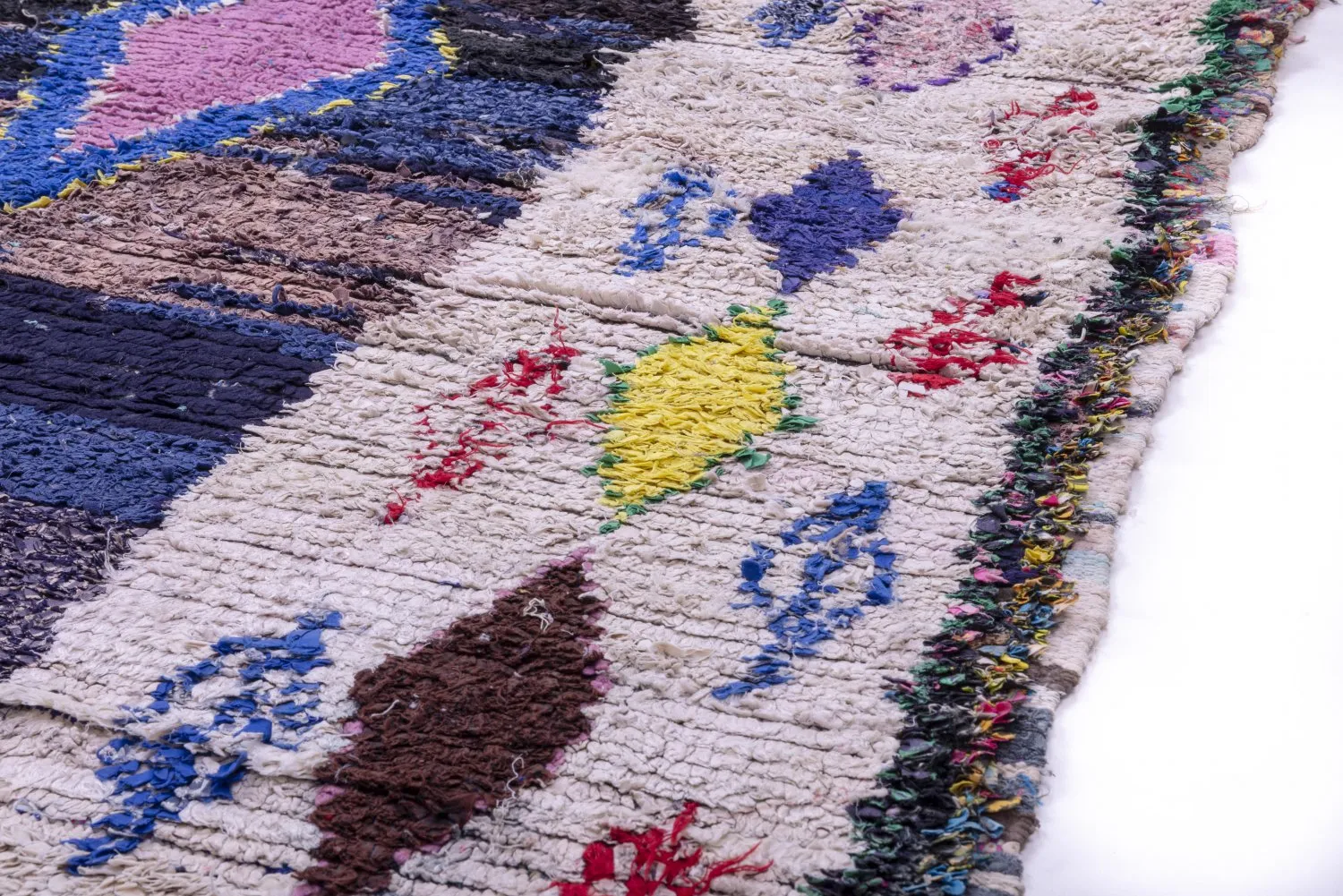 Tapete Berbere Marroquino Boucherouite 230 x 170 cm