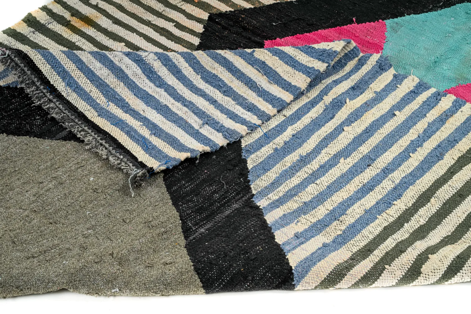 Tapete Berbere Marroquino Boucherouite 155 x 275 cm