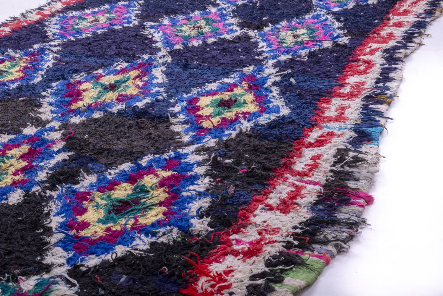 Tapete Berbere Marroquino Boucherouite 265 x 140 cm