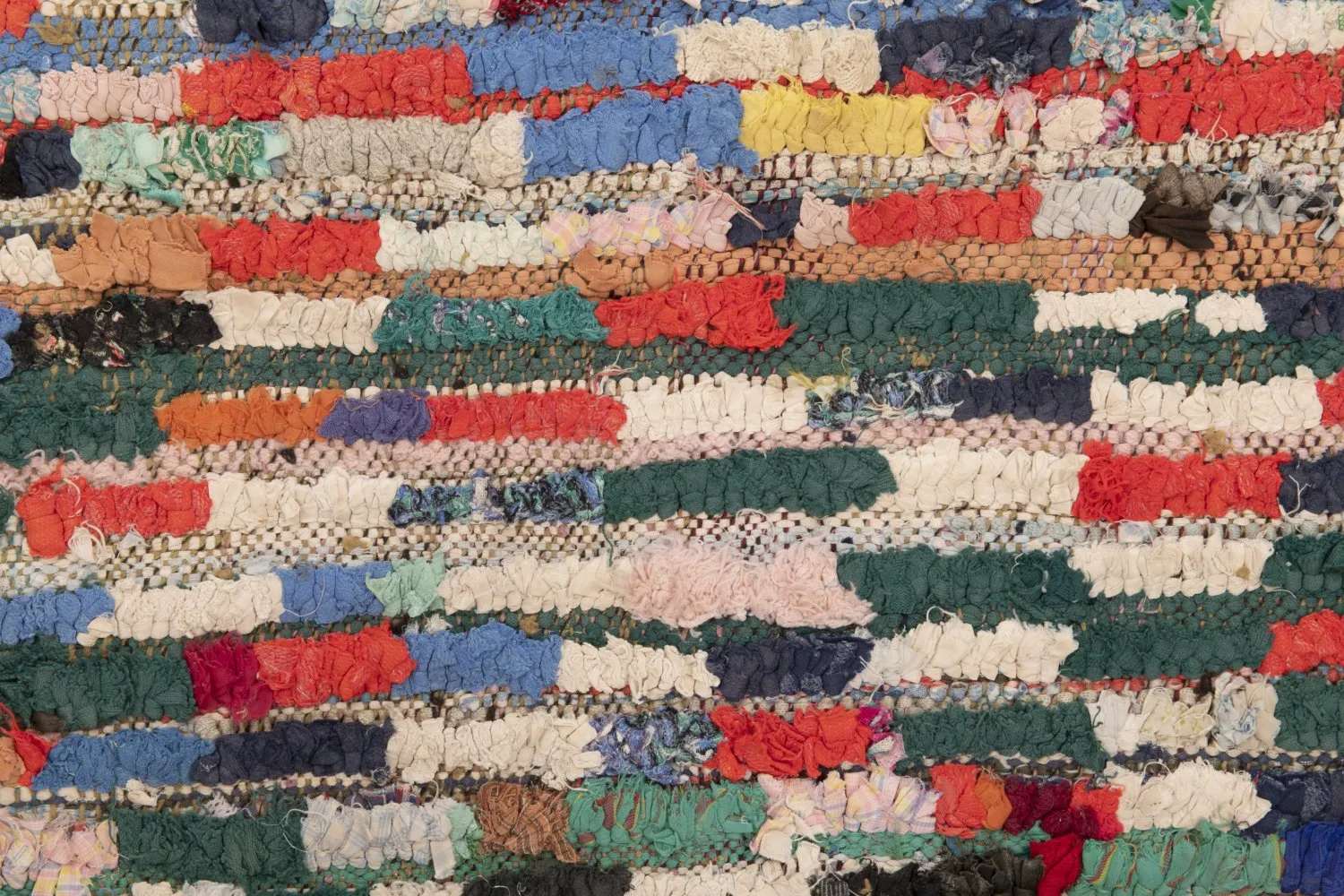 Tapete Berbere Marroquino Boucherouite 225 x 170 cm