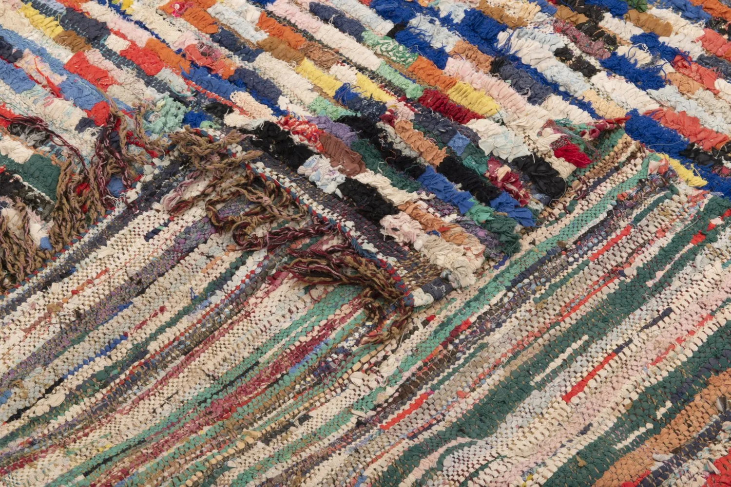 Tapete Berbere Marroquino Boucherouite 225 x 170 cm