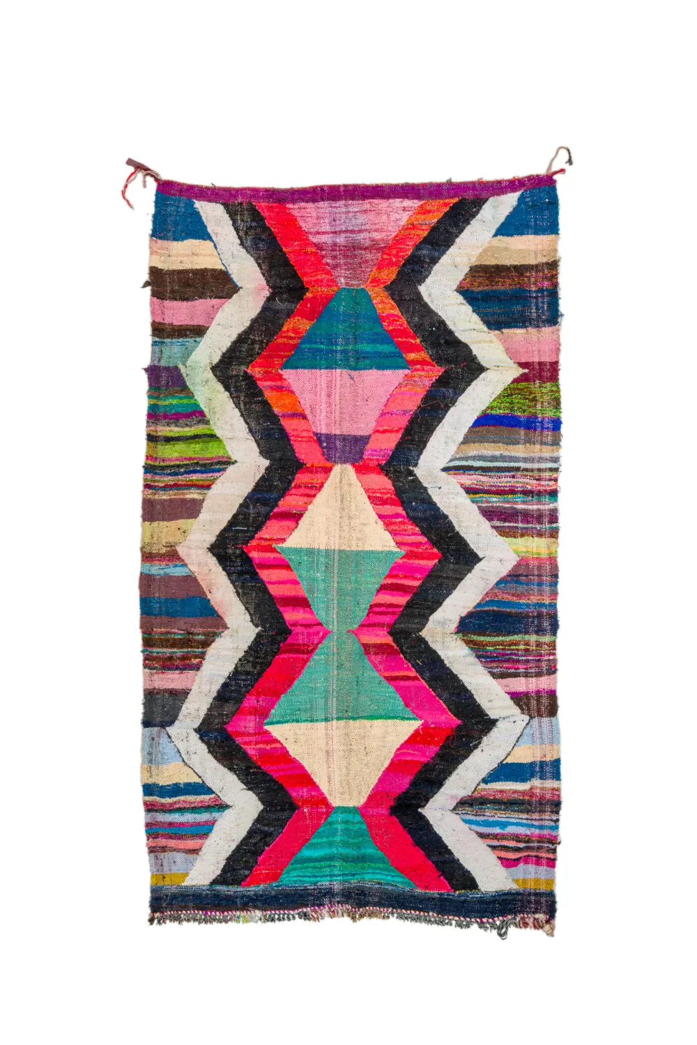 Tapete Berbere Marroquino Boucherouite 165 x 290 cm