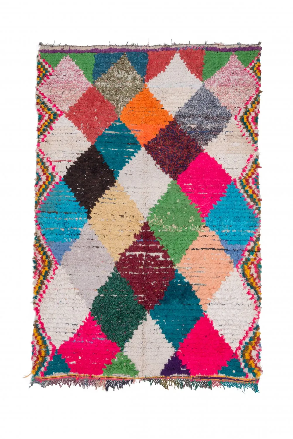 Tapete Berbere Marroquino Boucherouite 230 x 145 cm