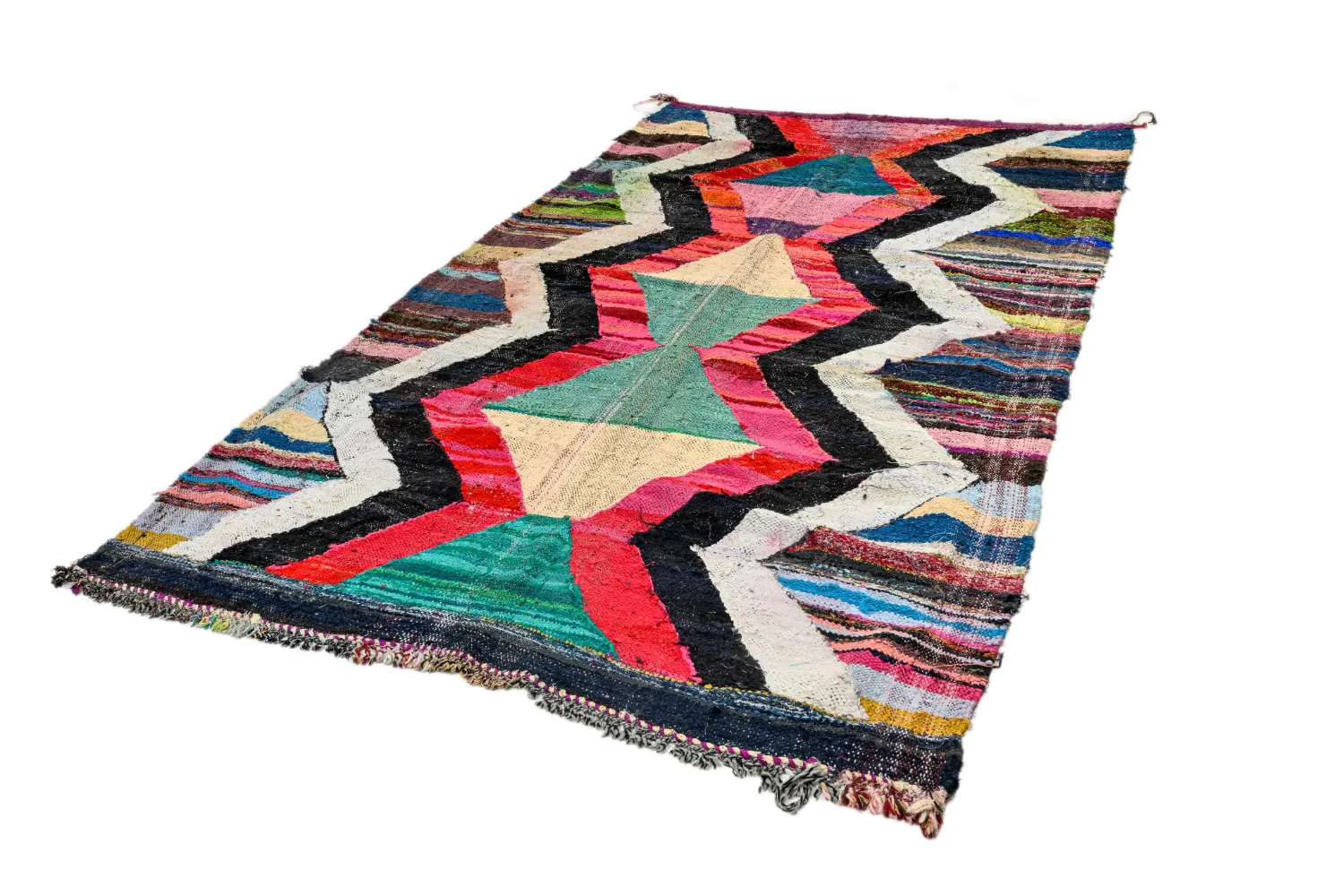 Tapete Berbere Marroquino Boucherouite 165 x 290 cm