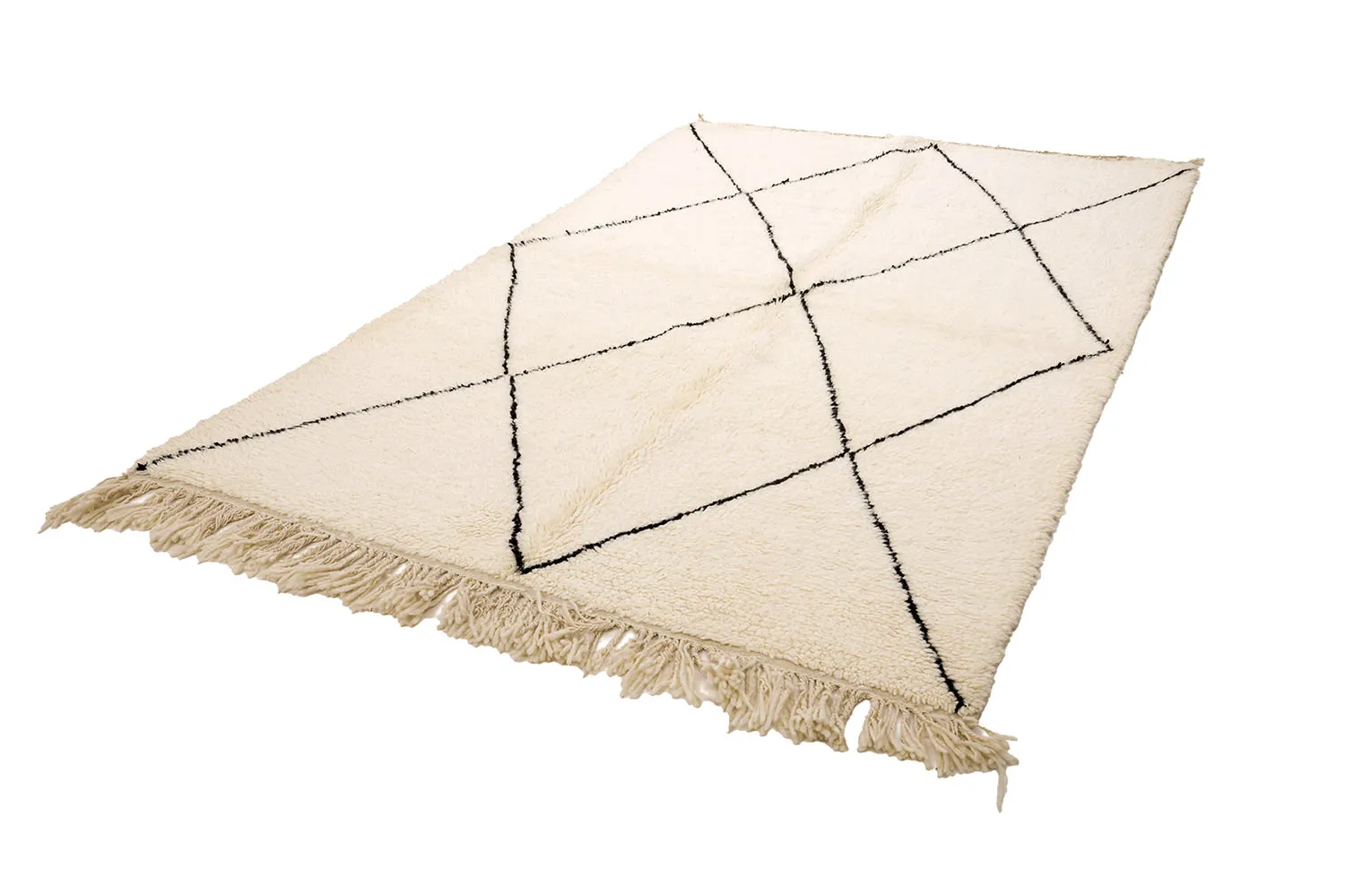 Tapete Kilim Marroquino Beni Ourain 155 x 265 cm