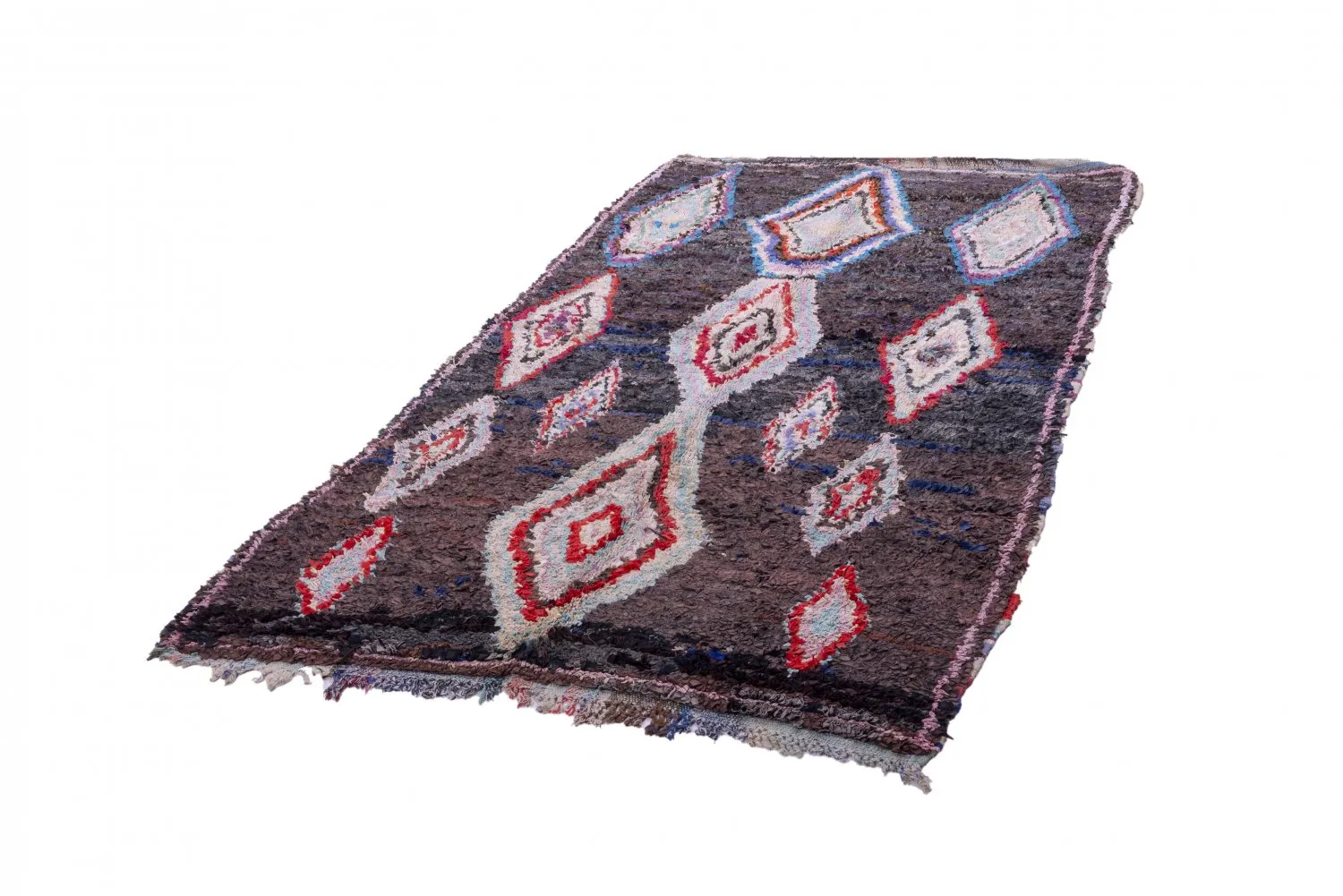 Tapete Berbere Marroquino Boucherouite 270 x 150 cm