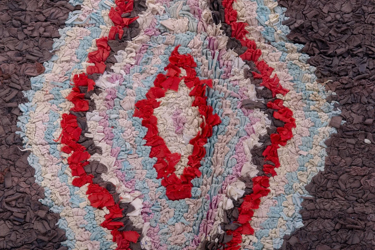 Tapete Berbere Marroquino Boucherouite 270 x 150 cm