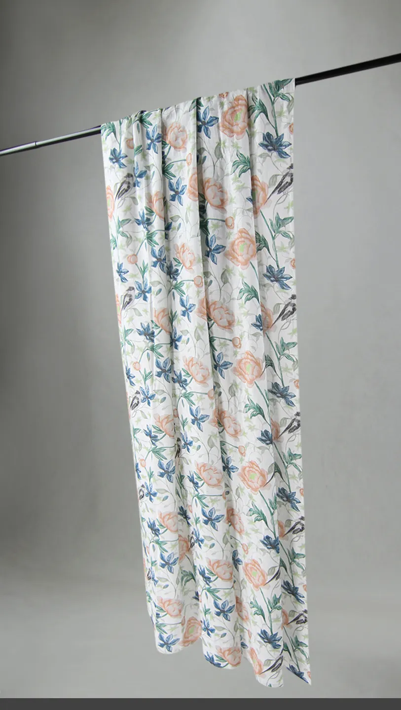 Cortinas - Cortina de algodão - Gullan (laranja)