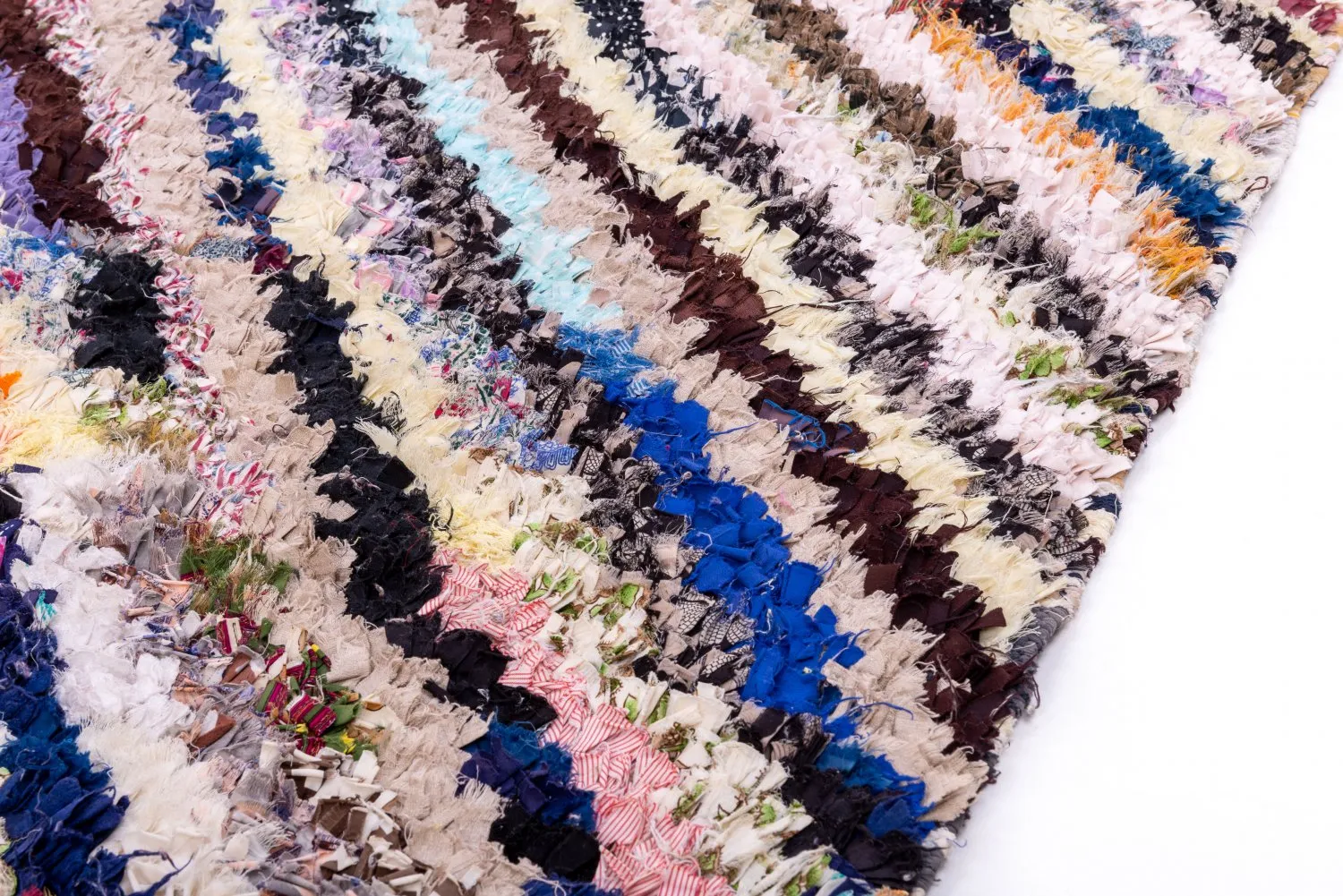 Tapete Berbere Marroquino Boucherouite 240 x 150 cm