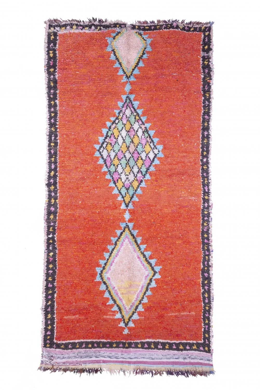 Tapete Berbere Marroquino Boucherouite 365 x 175 cm
