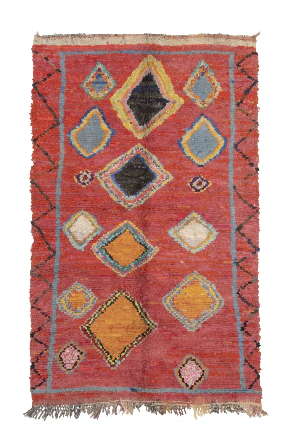 Tapete Berbere Marroquino Boucherouite 200 x 120 cm