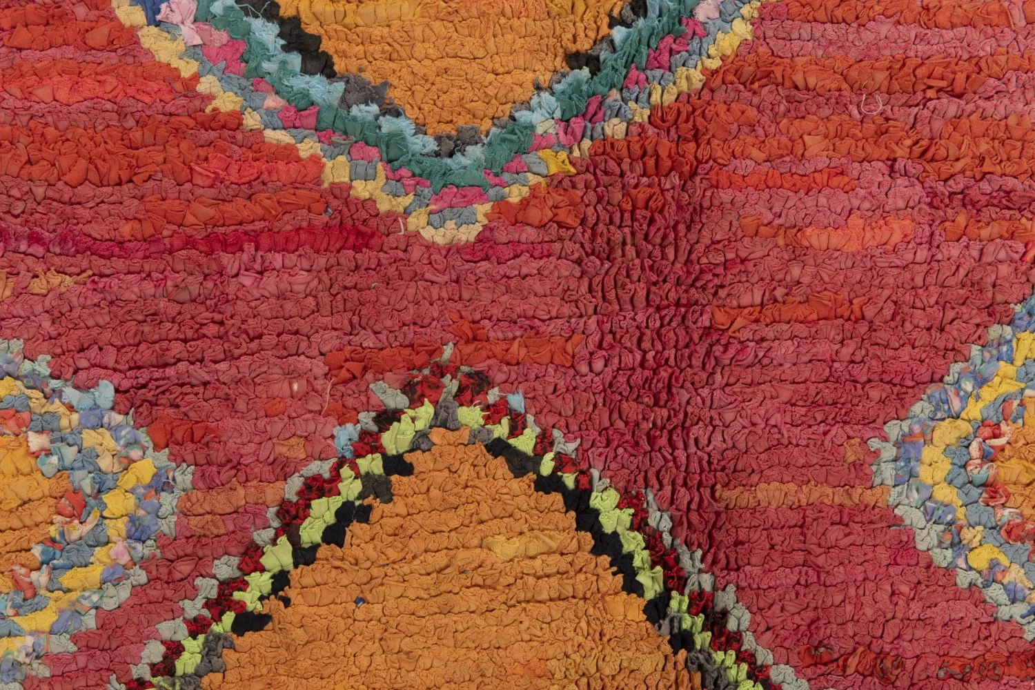 Tapete Berbere Marroquino Boucherouite 200 x 120 cm