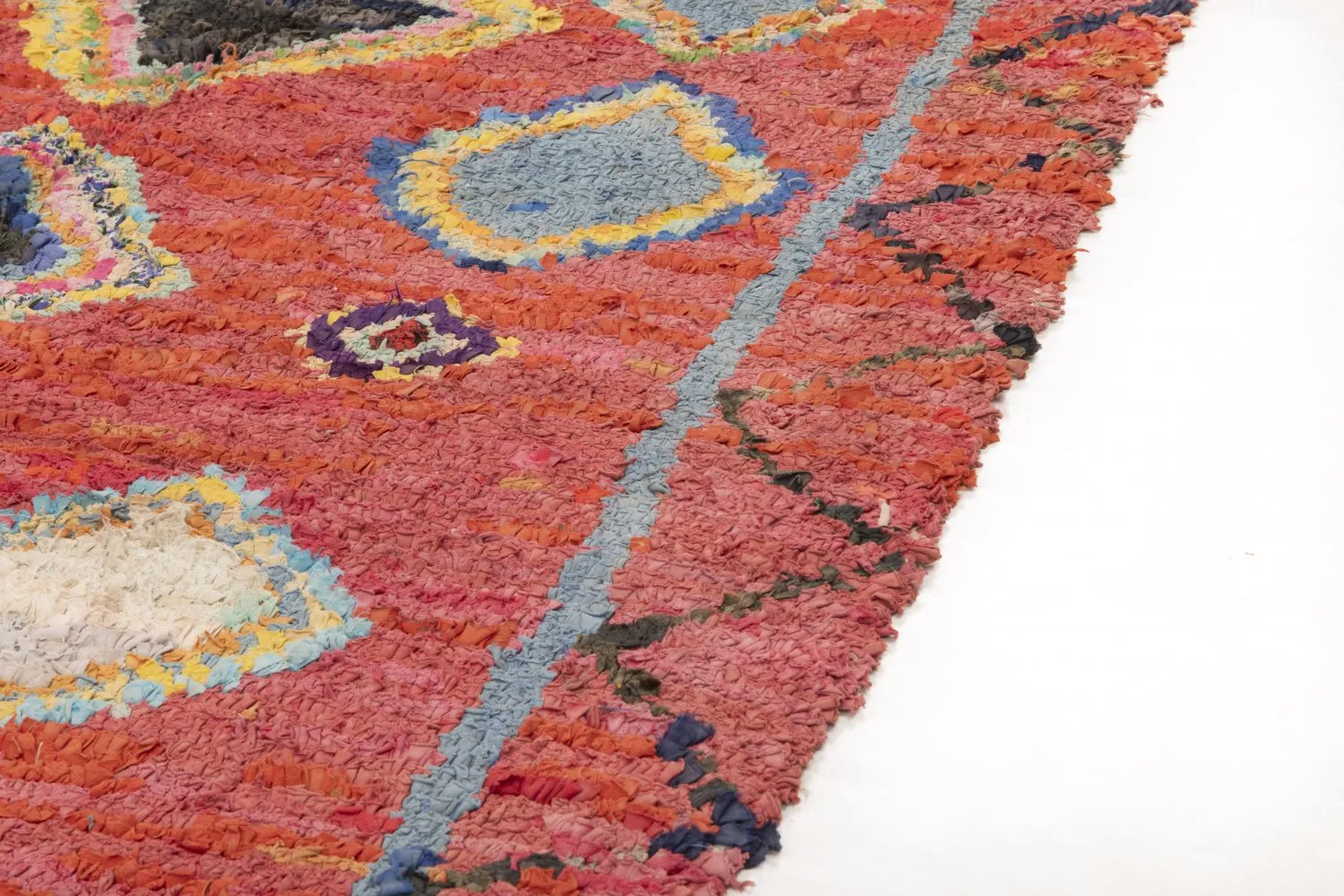 Tapete Berbere Marroquino Boucherouite 200 x 120 cm