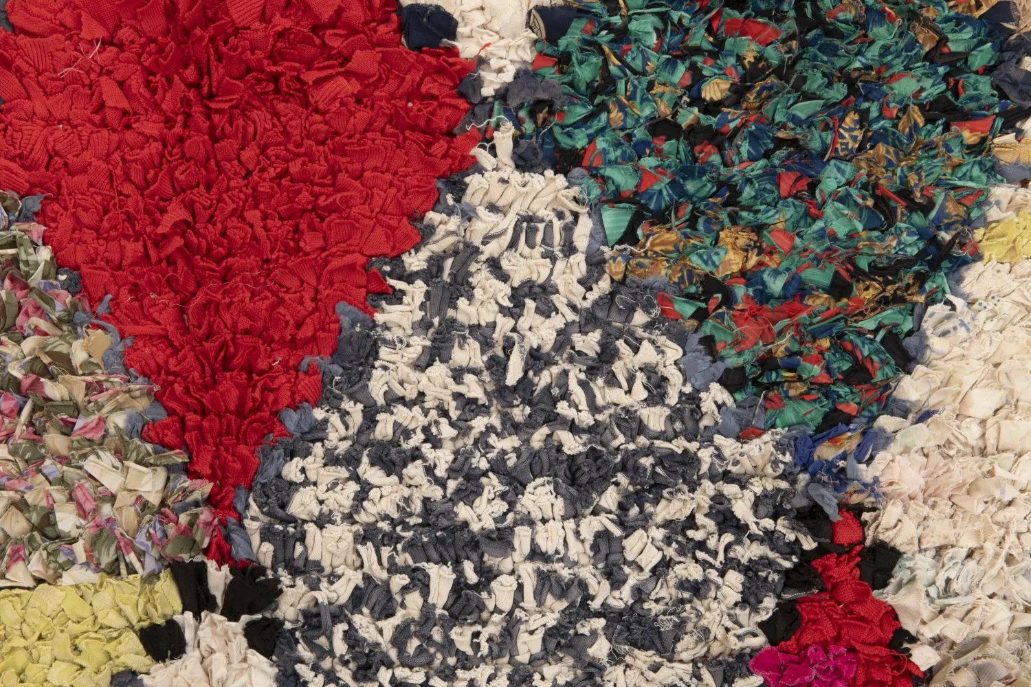 Tapete Berbere Marroquino Boucherouite 190 x 100 cm